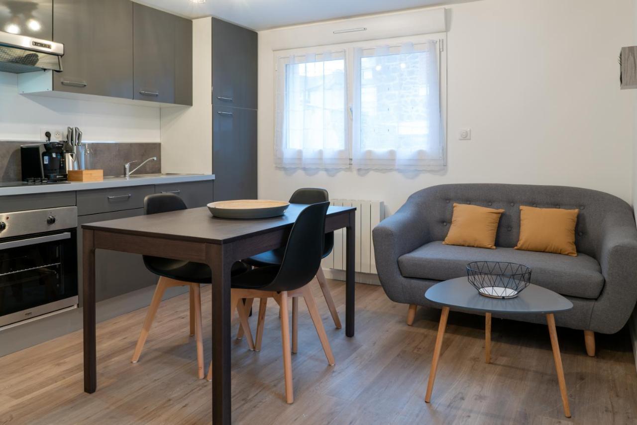 Bel appartement idéalement placé Saint-Brieuc, wifi, parking gratuit Esterno foto